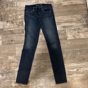 American Eagle Outfitters Dark Blue Skinny Jeans